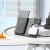 Беспроводное зарядное устройство HOCO CQ2 Flash folding 3-in-1 для iPhone+Airpods+Samsung Watch, 3A, 15W, черный