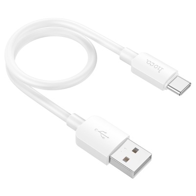 Кабель USB HOCO X96 Hyper USB - Type-C, 3A, 27W, 25 см, белый