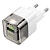 Сетевое зарядное устройство HOCO C131A Platinum 1xUSB + 1xUSB-C, 3A, 30W, прозрачный черный