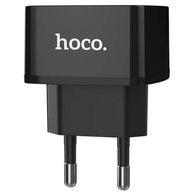 Сетевое зарядное устройство HOCO C70A 1xUSB, 3A, 18W, черный