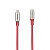 Кабель USB HOCO U17 Micro Capsule USB - MicroUSB, 2.4А, 1.2 м, красный