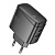 Сетевое зарядное устройство HOCO CS63A Bright 1xUSB + 1xUSB-C, 65W, черный
