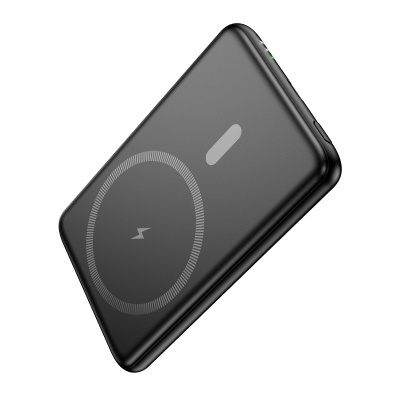 Портативный аккумулятор HOCO J140A Tony, с беспроводной зарядкой, 20W, 5000 мА⋅ч, черный