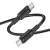 Кабель USB-C BOROFONE BX111 Feliz Type-C - Type-C, 3A, 60W, 1 м, черный