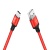 Кабель USB HOCO X14 Times speed USB - Type-C, 2А, 2 м, красный+черный