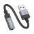 Переходник/Адаптер HOCO UPA32D Clever USB (m) - Jack 3,5 (f), 15 см, черный