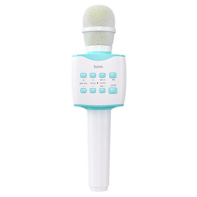 Микрофон беспроводной HOCO BK5 Cantando, Bluetooth, синий