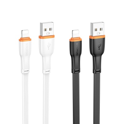 Кабель USB BOROFONE BX118 Esplendido USB - Lightning, 2.4А, 1 м, белый