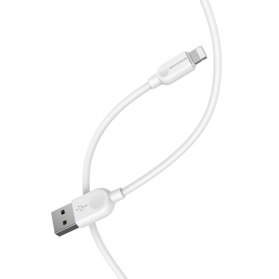 Кабель USB BOROFONE BX14 LinkJet USB - Lightning, 2.4А, 1 м, белый