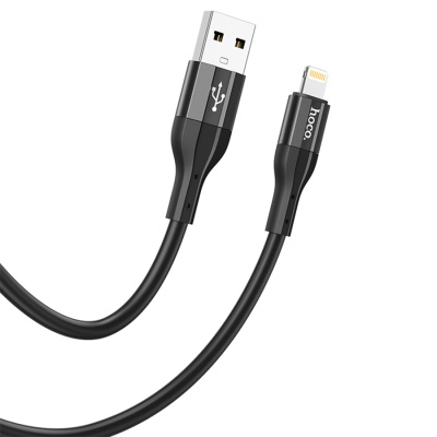 Кабель USB HOCO X72 Creator USB - Lightning, 2.4А, 1 м, черный