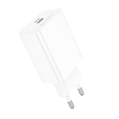 Сетевое зарядное устройство BOROFONE BA21A Prob Long journey 1xUSB-C, 20W, белый