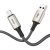 Кабель USB HOCO X66 Howdy USB - Lightning, 2.4А, 1 м, серый