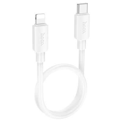 Кабель USB-C HOCO X96 Hyper Type-C - Lightning, 20W, 25 см, белый