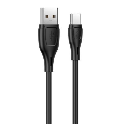 Кабель USB HOCO X61 Ultimate USB - Type-C, 3A, 1 м, черный