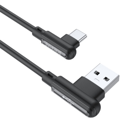 Кабель USB BOROFONE BX58 Lucky USB - Type-C, 2.4А, 1 м, черный