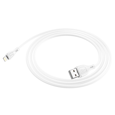 Кабель USB HOCO X61 Ultimate USB - Lightning, 2.4А, 1 м, белый