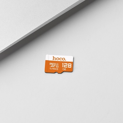 Карта памяти microSD HOCO TF high speed, 128GB, оранжевый