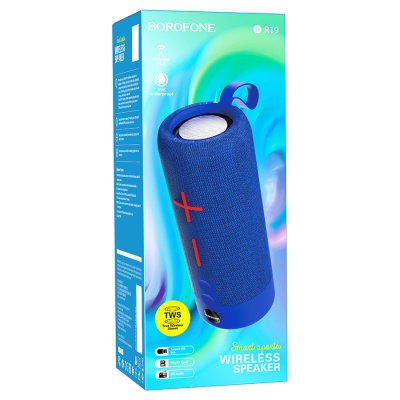 Портативная колонка BOROFONE BR19 Euphony, Bluetooth, синий