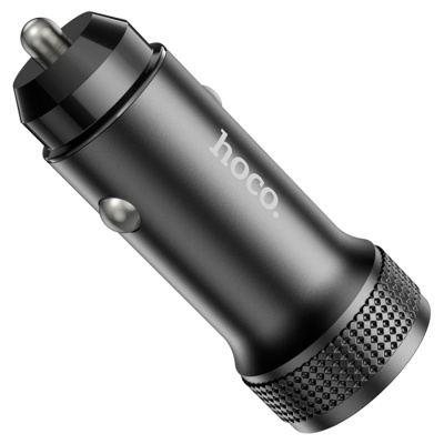 Автомобильное зарядное устройство HOCO Z49A Level, 1xUSB, 18W, черный
