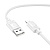 Кабель USB HOCO X122 Benefit USB - Lightning, 2.4А, 1 м, белый