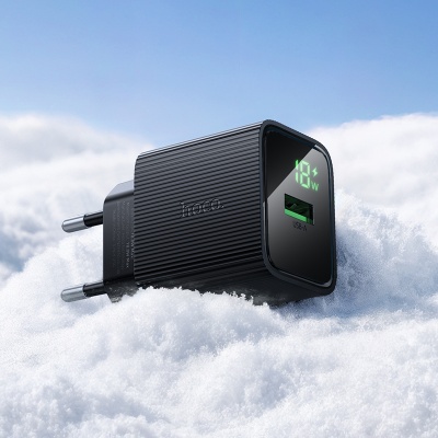 Сетевое зарядное устройство HOCO CS81A Excellent 1xUSB, 18W, черный