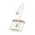 Переходник/Адаптер HOCO UA40 Card reader Lightning (m) - TF/SD, 14 см, белый