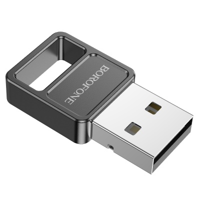 Переходник/Адаптер BOROFONE DH8 USB (m) - Bluetooth 4.0, черный