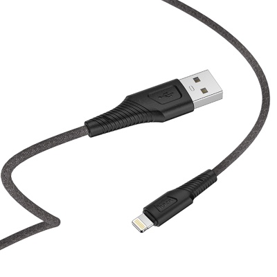 Кабель USB HOCO X58 Airy USB - Lightning, 2.4А, 1 м, черный