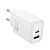 Сетевое зарядное устройство HOCO N63 Gentle 1xUSB + 1xUSB-C, 3A, 30W, белый