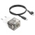 Сетевое зарядное устройство BOROFONE BA80A Scenery 1xUSB + 1xUSB-C с Кабелем Type-C - Type-C, 20W, черный