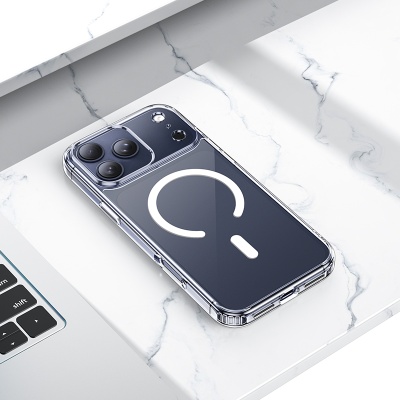 Чехол HOCO TPU Magnetic series для iPhone 17 Pro (6.3"), прозрачный