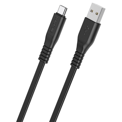 Кабель USB BOROFONE BX23 Wide USB - Type-C, 3A, 1 м, черный