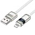 Кабель USB HOCO U137 Line USB - Lightning, 2.4А, 12W, 1.2 м, белый