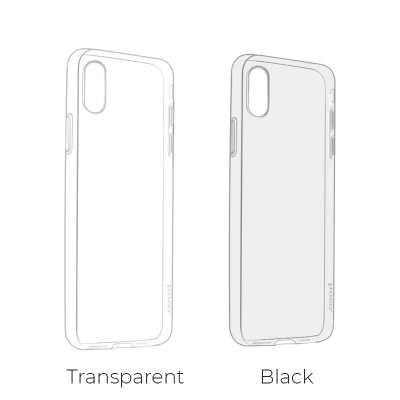Чехол HOCO TPU Light Series для iPhone XS Max, темно-прозрачный