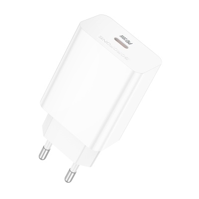 Сетевое зарядное устройство BOROFONE BA21A Prob Long journey 1xUSB-C, 20W, белый