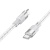 Кабель USB-C HOCO X99 Crystal junction Type-C - Type-C, 3A, 1 м, серый