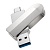 USB флеш-накопитель HOCO UD10 Wise, USB 3.0/Type-C, 32GB, серебристый