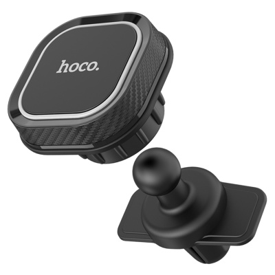 Автомобильный держатель HOCO CA52 Intelligent, магнитный, на воздуховод, черный+серый