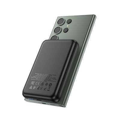 Портативный аккумулятор HOCO J141 Grace, с беспроводной зарядкой, 20W, 10000 мА⋅ч, черный