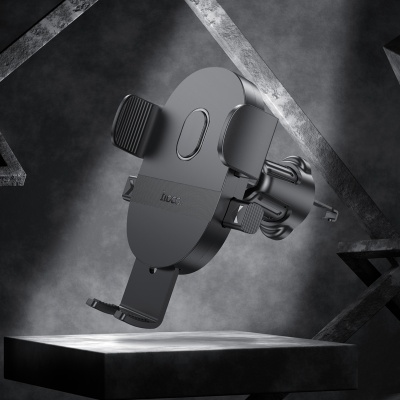 Автомобильный держатель HOCO H18 Mighty, зажимной, на воздуховод, черный