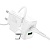 Сетевое зарядное устройство HOCO N69 Nuevo 1xUSB + 1xUSB-C с Кабелем Type-C - Lightning, 3A, 20W, белый