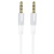 Аудиокабель BOROFONE BL19 Creator AUX Jack 3,5 (m) - Jack 3,5 (m), 1 м, белый