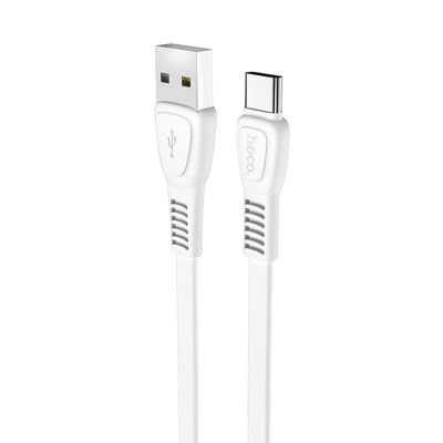 Кабель USB HOCO X40 Noah USB - Type-C, 3A, 1 м, белый