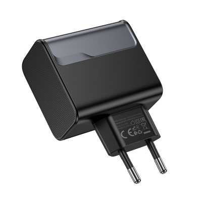 Сетевое зарядное устройство HOCO CS75A Star 1xUSB + 2xUSB-C, 70W, черный