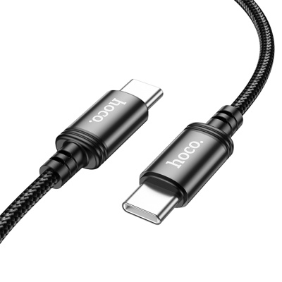 Кабель USB-C HOCO X91 Radiance Type-C - Type-C, 3A, 60W, 3 м, черный