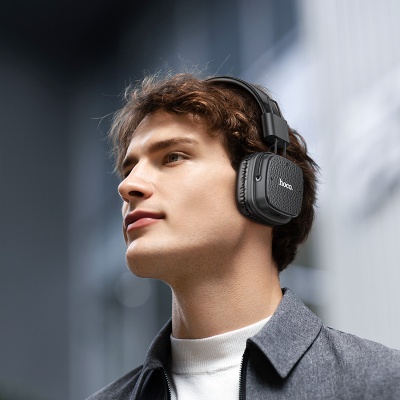 Беспроводные наушники накладные HOCO W56 Earl, Bluetooth, черный