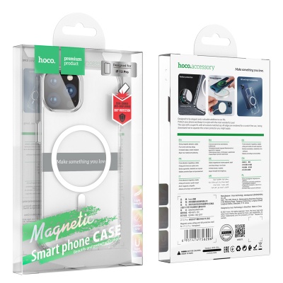 Чехол HOCO TPU Magnetic series для iPhone 13 Pro 6.1", прозрачный
