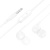 Проводные наушники HOCO M124 Wide, Jack 3.5mm, 1.2 м, белый