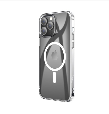 Чехол HOCO TPU Magnetic series для iPhone 14 Pro Max 6.7", прозрачный