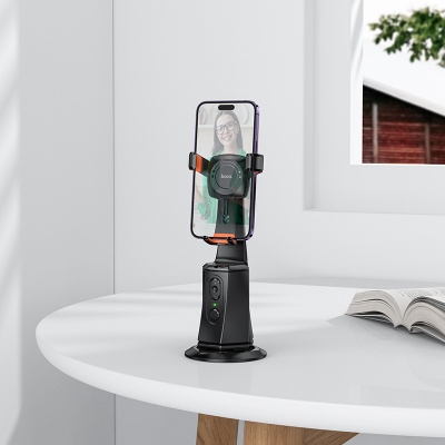 Стабилизатор HOCO K26 Smart, встроенный аккумулятор, 75-90мм, черный